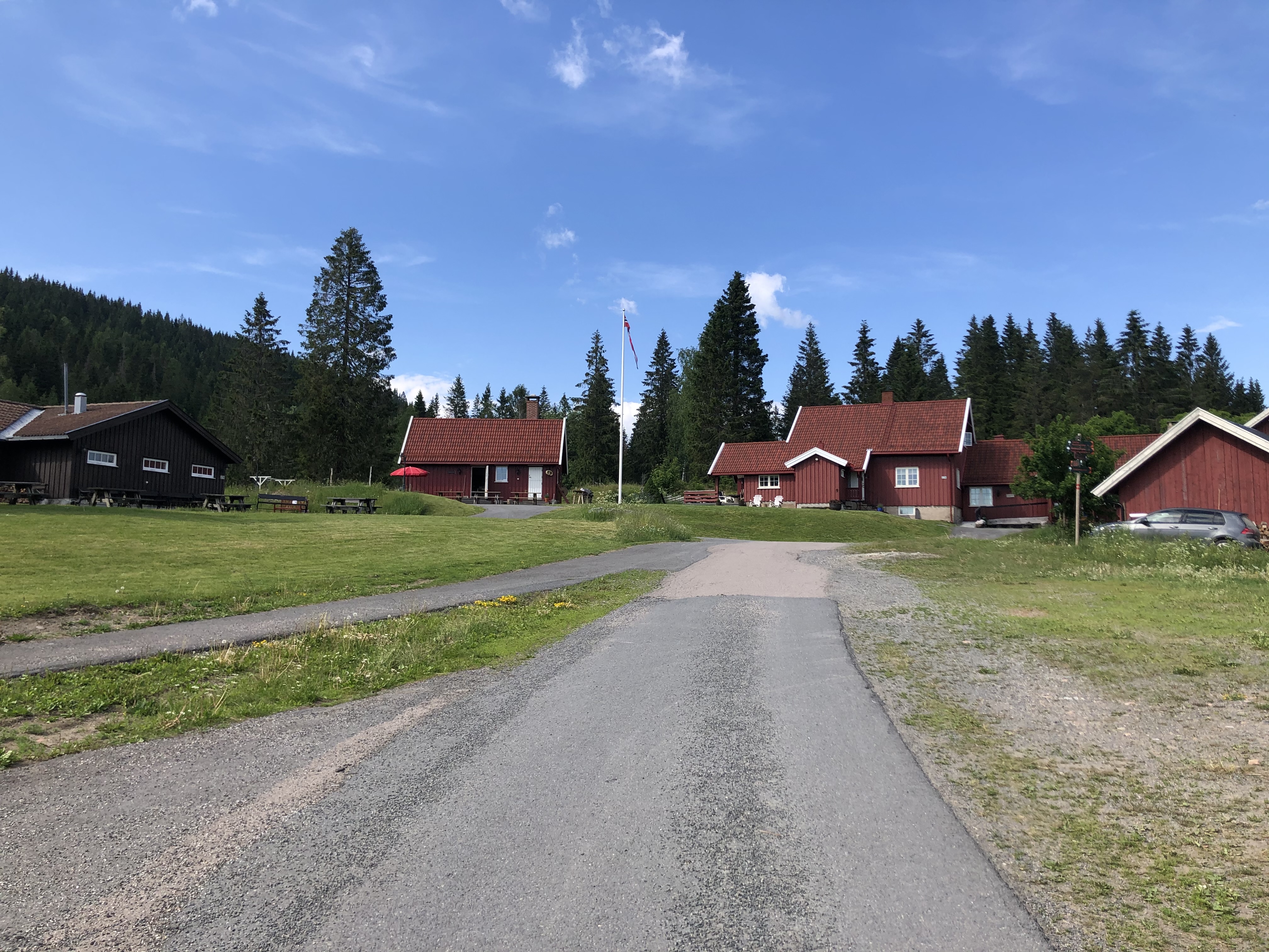 Forest lake in Nordmarka